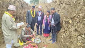 जनज्योति नमूना माबिमा आठकोठे भवनको शिलान्यास