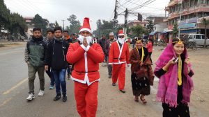 प्रभु येशुको जन्मोत्सवका रुपमा नेपाली इसाईहरूले क्रिसमस दिवस मनाउँदै