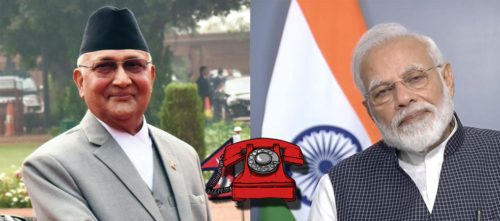 प्रम ओली र मोदीबीच फोन वार्ता मोदीलाई भ्रमणको निम्तो