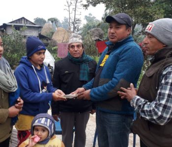 मृगौला पिडित निमकला भट्टराईको उपचारका लागि १ लाख ८ हजार सहयोग