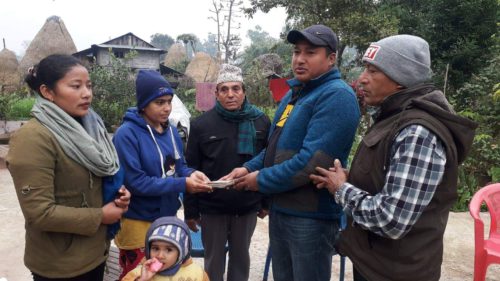 मृगौला पिडित निमकला भट्टराईको उपचारका लागि १ लाख ८ हजार सहयोग