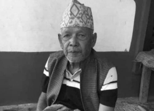गायक बद्री पंगेनीलाई पितृ शोक