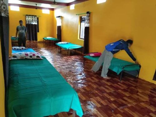 मध्यविन्दु नगरपालिकामा ११६ शैयाको क्वारेन्टाइनको निर्माण