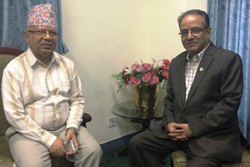 प्रचण्ड, नेपाल र गौतमबीच छलफल,पार्टीको निणर्य कार्यान्वयन गर्ने निष्कर्ष