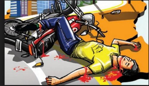 लकडाउनको अवज्ञा- मध्यविन्दुमा मोटरसाइकल अनियन्त्रित भई दुर्घटना हुँदा १ को मृत्यु