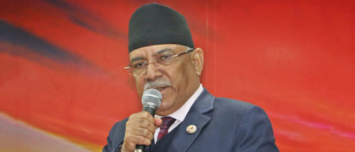 कोरोना भाइरस सतर्कताका लागि प्रचण्डको अपील