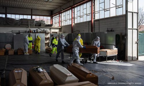 इटलीमा एकैदिन ८३७ को मृत्यु, मृतकको संख्या १२४२८ पुग्यो