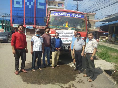 तरुण दल र नेविसंघ नवलपुरको पहलमा २ सय २ जनालाई घर पुर्‍याईयो