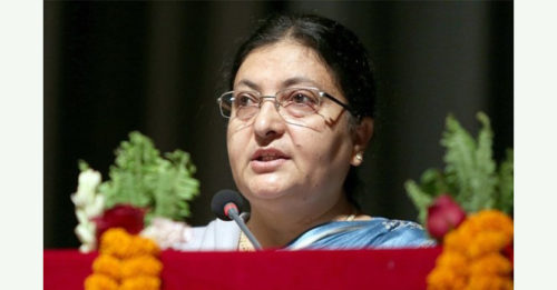 बुद्धका उपदेश परिपालन गरेमा राष्ट्रिय एकतालाई थप सुदृढ बनाउन सकिन्छः राष्ट्रपति