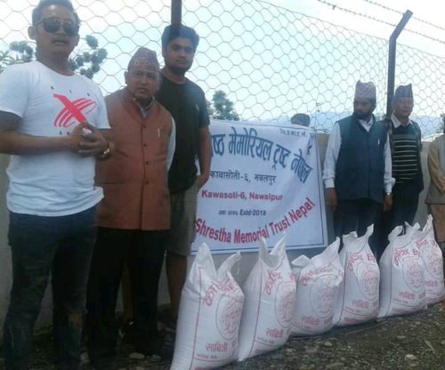 निरन्तर खाद्यान्न बाड्दै मोनिका श्रेष्ठ मेमोरियल ट्रस्ट