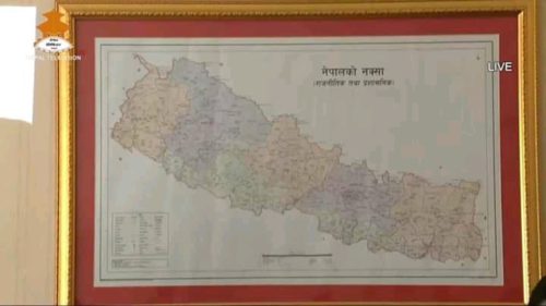 तीन हजार नेपालको नयाँ नक्सा छाप्न प्रेसमा पठाईयो