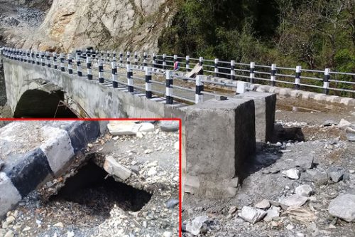 २ करोड १० लाखमा बनेको पुलको आयु ६ महिना मात्रै!!