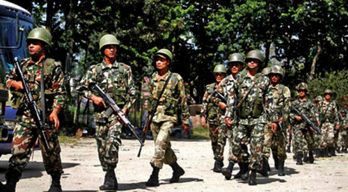 लकडाउन उल्लंघन हुन थालेपछि सेना परिचालन