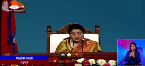 अब भोकै कोही पर्दैन भोकले कोही मर्दैन: राष्ट्रपति