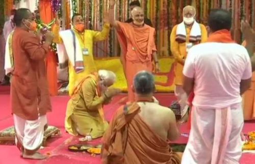 अयोध्यामा मोदीद्वारा राम मन्दिरको भूमिपूजन
