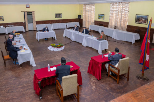 नेकपा सचिवालयको बैठक पेरिस डाँडामा बस्दै