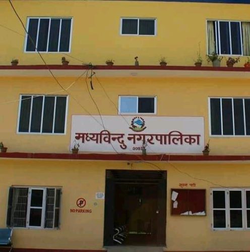 मध्यविन्दु नगरपालिकामा ३२ बेडको आइसोलेशन स्थापना