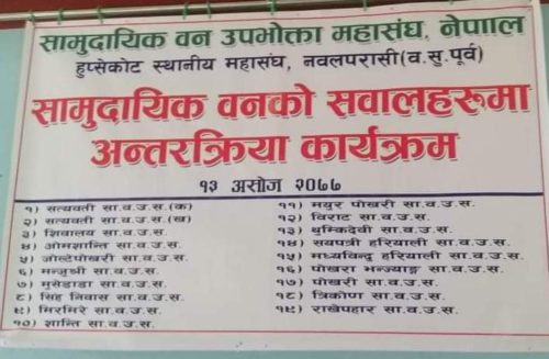 वैज्ञानिक वन खारेज गर्नै पर्छ : फेकोफन सचिव भण्डारी