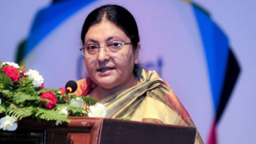 राष्ट्रपतिको दुई महिनाको पारिश्रमिक र दसैं भत्ता कोरोना कोषमा