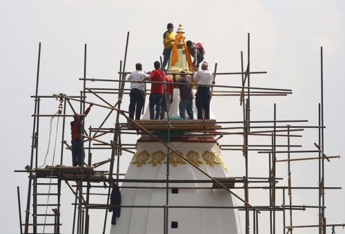 रानीपोखरीमा राखियो गजुर