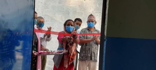 हुप्सेकोटमा १० शैयाको कोभिड अस्पतालको अध्यक्ष पाण्डेद्वारा उदघाटन