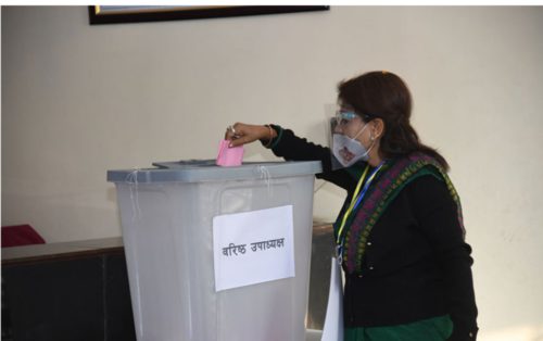 उद्योग वाणिज्य महासंघको मतदान जारी