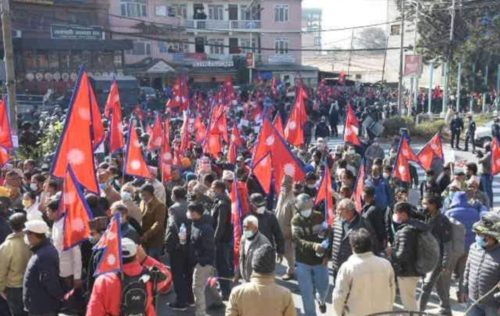 राजावादीले जुलुस निकाल्न थालेपछि सरकारद्वारा कारबाहीको चेतावनी (विज्ञप्तिसहित)