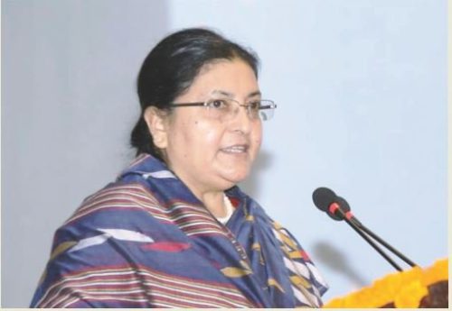 अपाङ्‍गतामैत्री संरचना निर्माण हुनुपर्छ : राष्ट्रपति