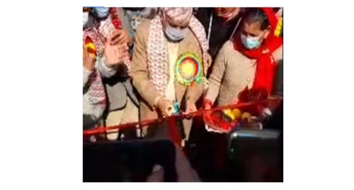 रामचन्द्र पौडेलले गरे तनहुँमा पुल उद्घाटन