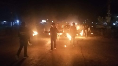 कावासोतीमा दाहाल-नेपाल समूहको मसाल जुलुस