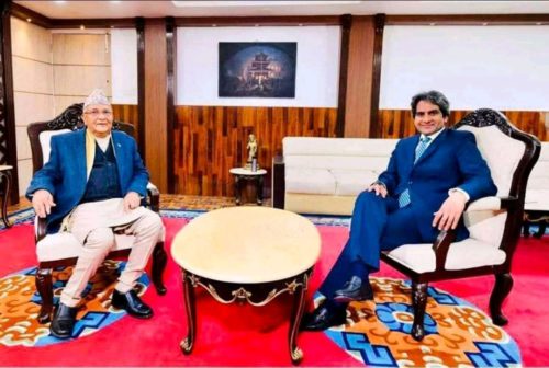 नेपाल एक-अर्को छिमेकीविरुद्ध कार्ड खेल्ने पक्षमा छैन : ओली