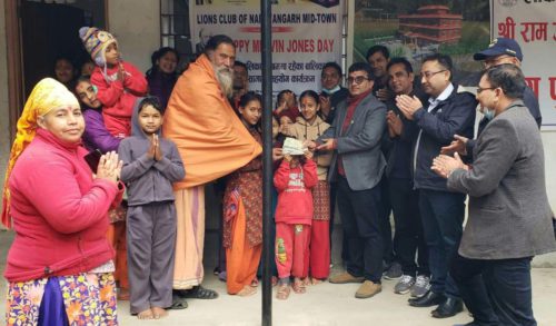 लायन्स क्लब अफ नारायणगढ मिड टाउनद्वारा रामजानकी बालिका आश्रममा खाद्यान्न सहयोग