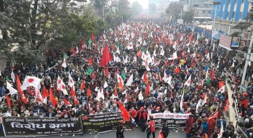 खर्चिलो बन्दै आन्दोलन र समर्थन