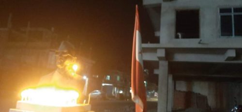 संसद पुनःस्थापनाको खुशियालीमा कांग्रेस महामन्त्रीको निर्वाचन क्षेत्रमा दिप प्रज्वलन