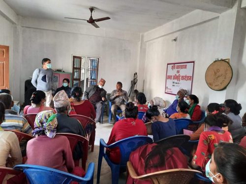 समुदायमा कृषि तालिम