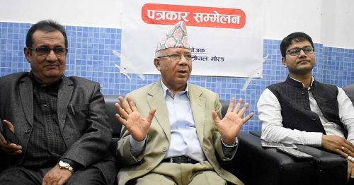 माधव नेपाल भन्छन्– प्रधानमन्त्रीलाई सुरक्षा दिन नेकपा तयार छ