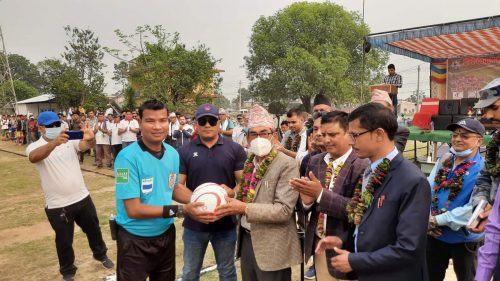 देवचुलीमा दोस्रो मेयरकप फुटबल सुरु: उदघाटन खेलमा  युनाइटेड रजहर विजयी