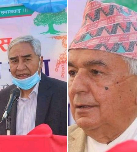 सरकारमा जाने विषयमा देउवा र पौडेल बीच सार्वजनिक कार्यक्रममै भनाभन