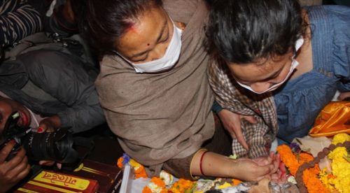 नवीन्द्रराजकी छोरीले भनिन् – आइ लभ यु बाबा, गुडबाई !