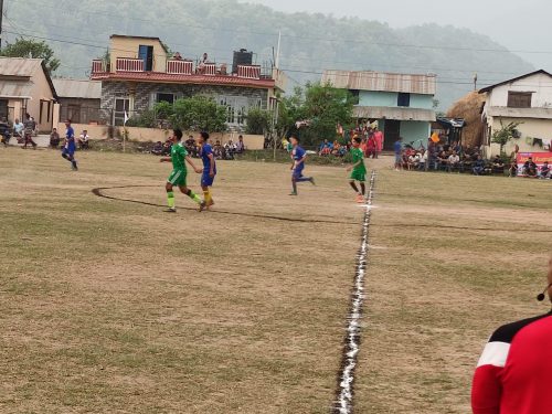 दोस्रो देवचुली मेयर कप फुटबल प्रतियोगिता :  केउरानी युवा क्लबको विजयी सुरुवात