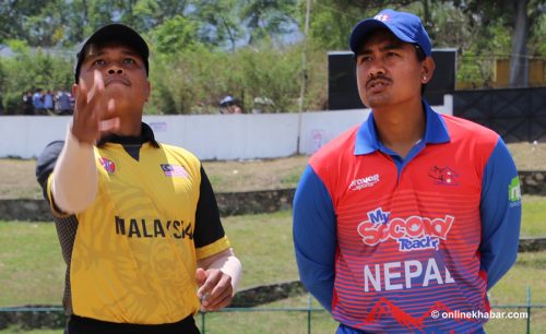 नेपालले मलेसियालाई ६९ रनले हरायो