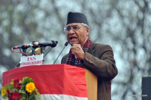 ओलीले लात हानेपछि प्रचण्डलाई ठीक भएको छ : शेरबहादुर देउवा (भिडियाे)