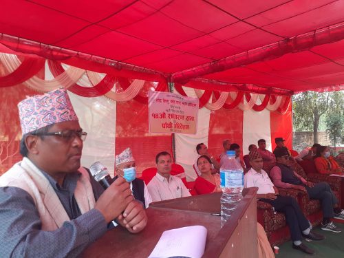 शहीद विष्णु पाण्डे प्रतिष्ठानको साधारणसभा, पार्टी भित्रको झगडाले सरकारका राम्रा काम ओझेलमा परे : मन्त्री चौधरी