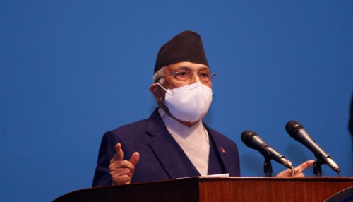 ओली नै प्रधानमन्त्री बन्नसक्ने अवस्था रहेकोले नेपाल पक्षलाई कारवाही गरिएन