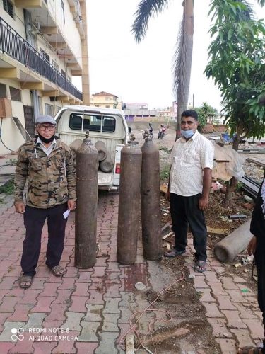 युवाहरुको पहलमा देवचुलीमा अक्सिजन बैंक