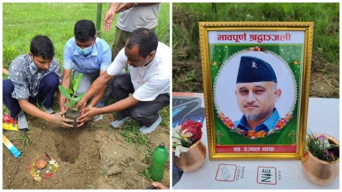 स्व. नेता थापाको १३ औ दिनकाे पुण्य तिथिमा विवेकशील साझा नवलपुरद्वारा वृक्षारोपण तथा श्रद्धाञ्जली सभा सम्पन्न