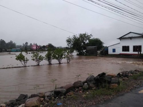 हुप्सेकोटका १५० घर डुबानमा