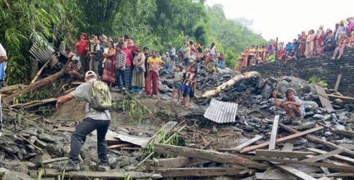 म्याग्दीमा बाढीले घर भत्काउँदा श्रीमान-श्रीमतीको मृत्यु