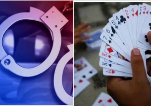 कुखुराको खोरमा जुवातास खेलिरहेका ४ जना पक्राउ