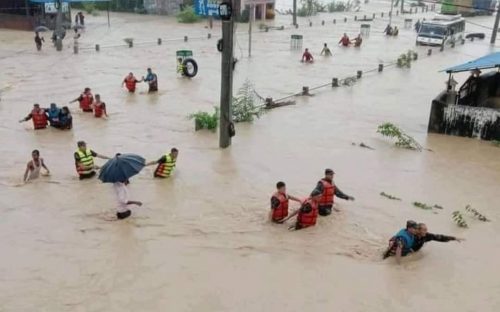 वर्षा र डुबानका कारण परासीमा विद्युत् आपूर्ति बन्द